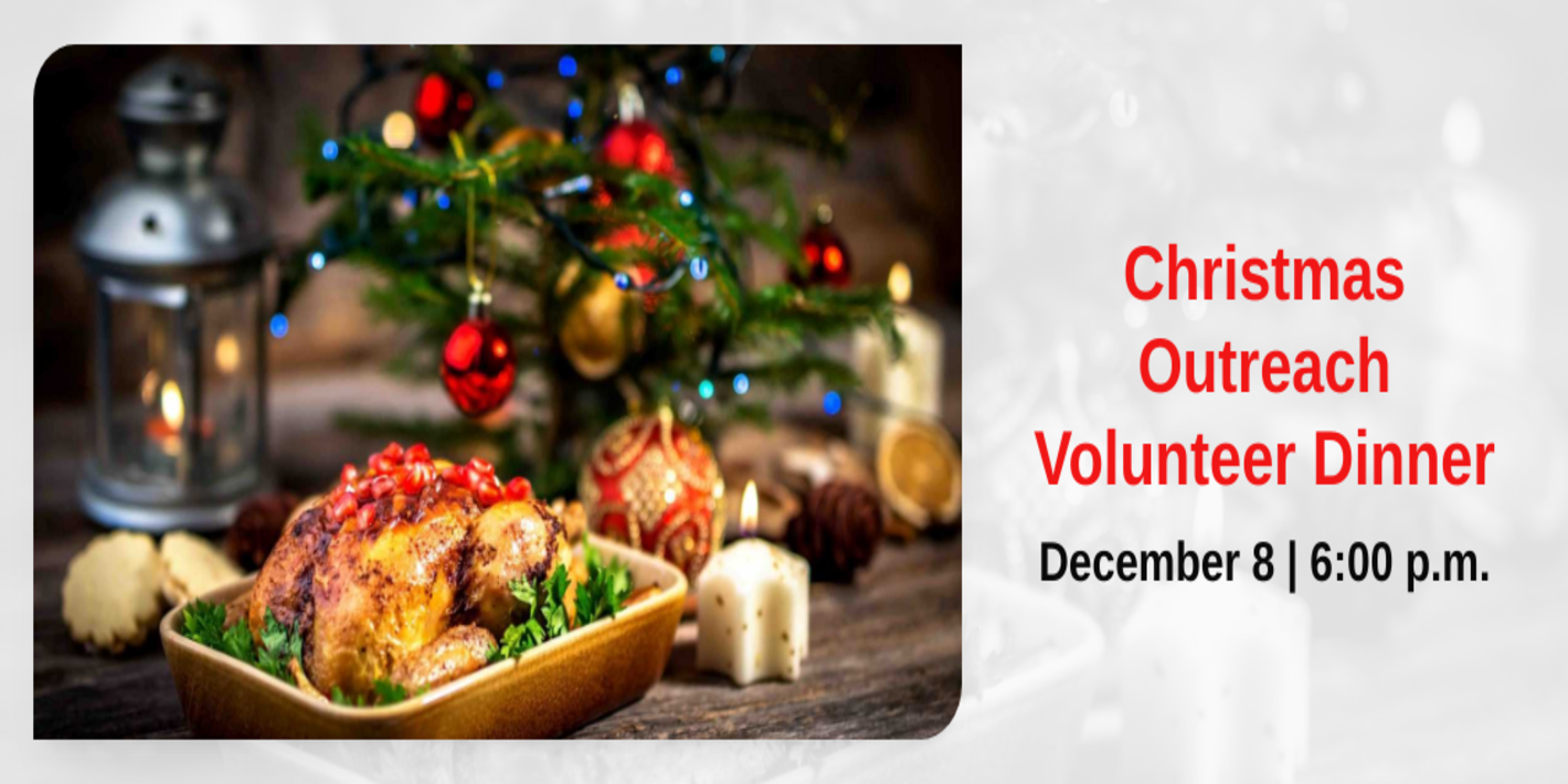 Christmas Outreach Volunteer Thank You Dinner